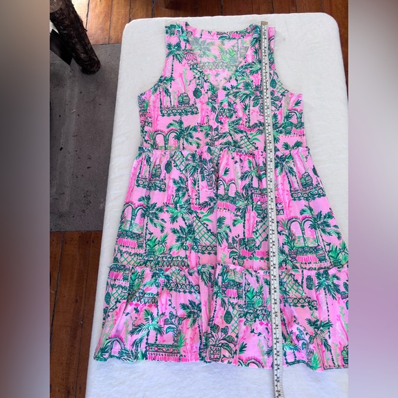 Lily Pulitzer Lorina Tiered Swing Dress in Mandevilla Baby Always Worth it Print - Picture 9 of 11